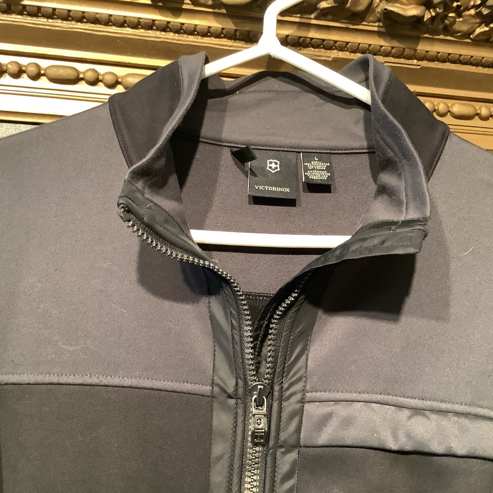Victorinox Black Performance Softshell Fleece Jac… - image 3